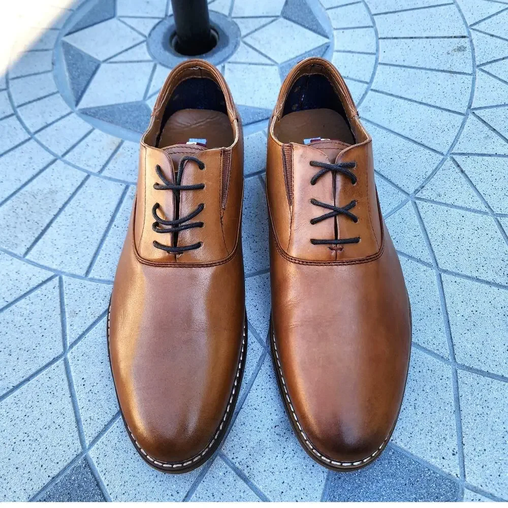 Steve Madden Waldorf Leather Oxford Dress Shoes 9.5